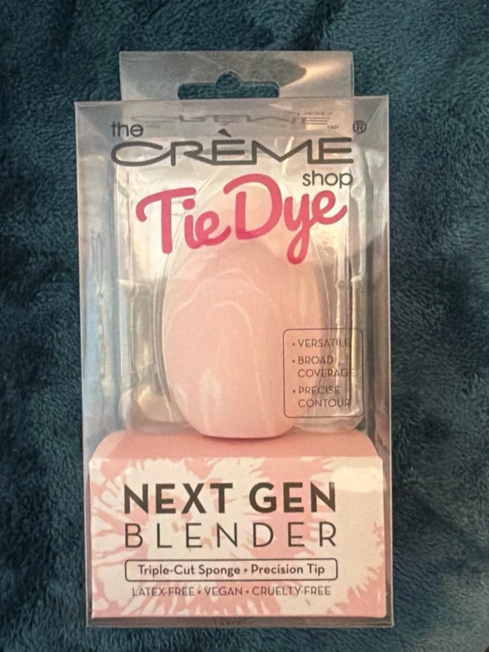 The Crème Shop Pink TieDye Next Gen Blender Makeup Sponge